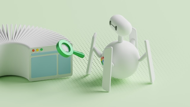 Ilustrasi proses pencarian di Google